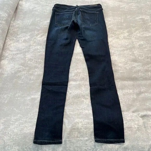 AG womens Super Skinny size 27R blue jeans. - Picture 4 of 6